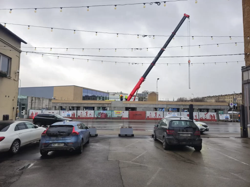 Lāčplēša Plaza - 1. kārta - Lāčplēša iela 76 (Lāčplēša iela 76) - Verslo centras - statybų nuotraukos