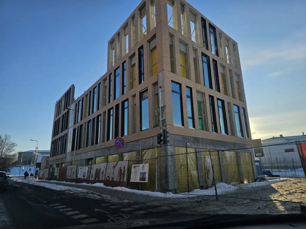 Lāčplēša Plaza - 1. kārta - Lāčplēša iela 76 (Lāčplēša iela 76) - Verslo centras - statybų nuotraukos