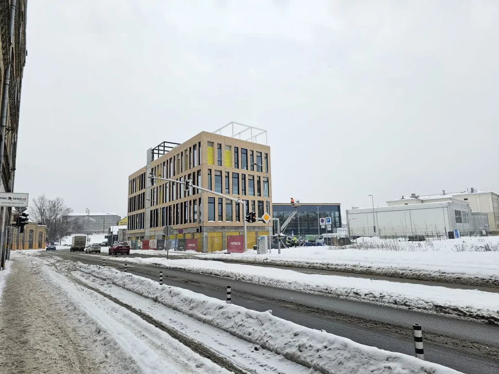 Lāčplēša Plaza - 1. kārta - Lāčplēša iela 76 (Lāčplēša iela 76) - Verslo centras - statybų nuotraukos