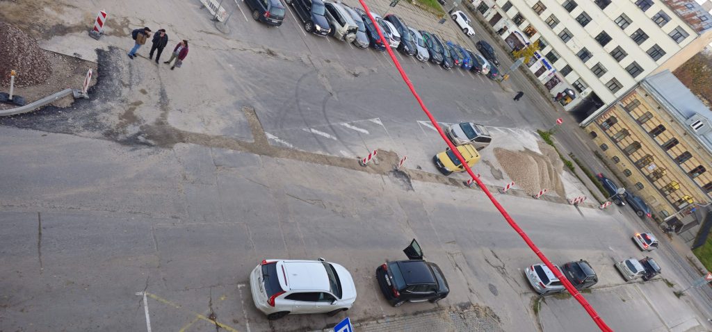Lielgabalu ielas pārbūve (Lielgabalu iela, Tērbatas iela 78A, 78B, 78C) - Road - construction photos
