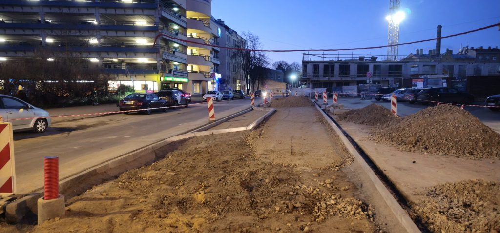 Lielgabalu ielas pārbūve (Lielgabalu iela, Tērbatas iela 78A, 78B, 78C) - Road - construction photos
