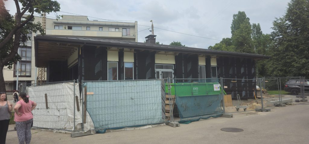 Miera iela 46A (Miera iela 46A) - Food store - construction photos
