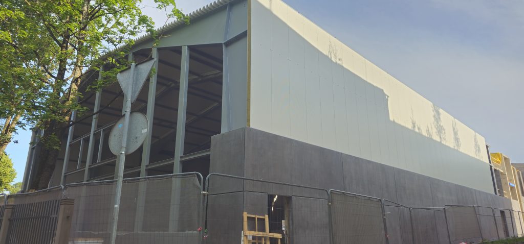 RSU sporta bāzes pārbūve (Cigoriņu iela 3) - Fitness center, Higher education, Sports field or court - construction photos