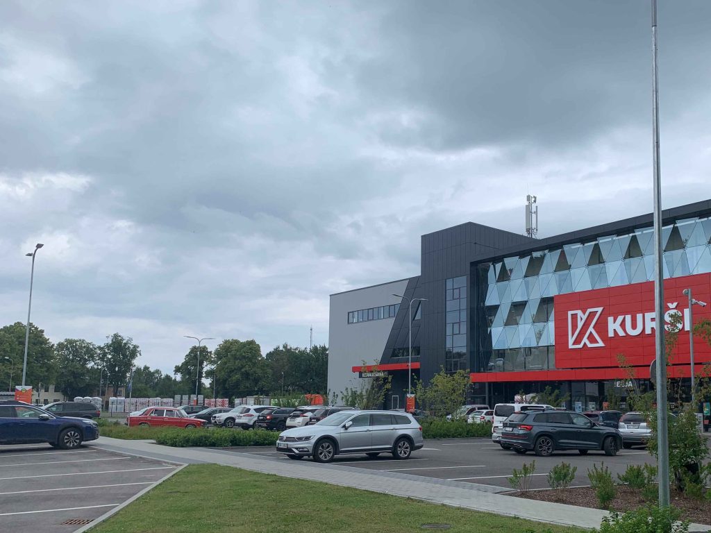 KURŠI internetveikala preču izsniegšanas punkts (Ropažu iela 95) - Noliktava / Izplatīšanas centrs - būvdarbu attēli