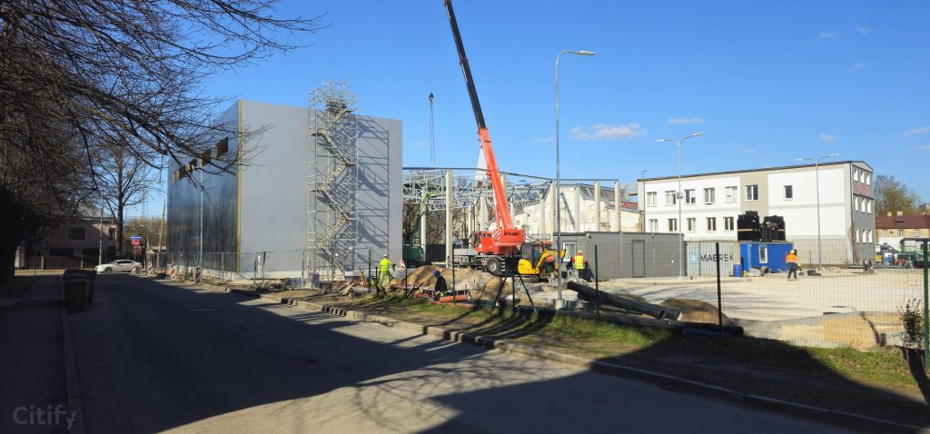 KURŠI internetveikala preču izsniegšanas punkts (Ropažu iela 95) - Noliktava / Izplatīšanas centrs - būvdarbu attēli