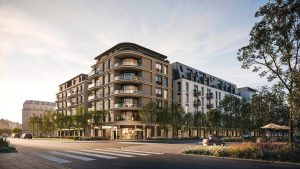 Riga Waterfront – Courtyard Residences vizualizacija