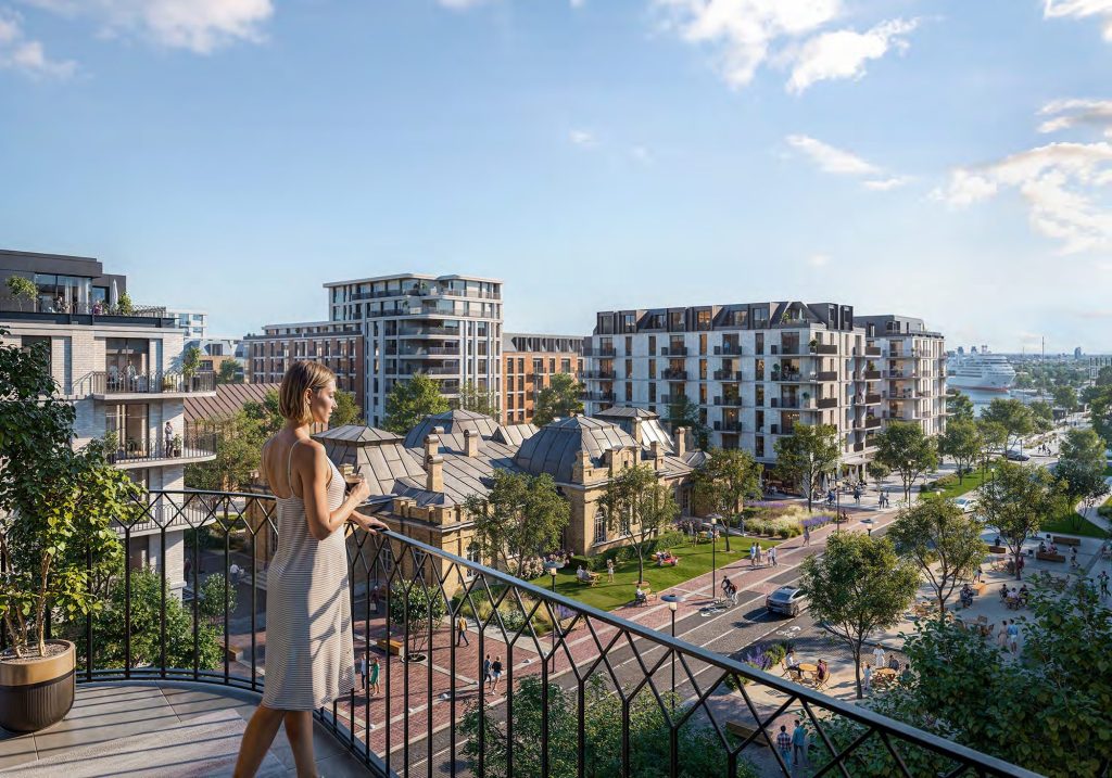 Riga Waterfront - Park Residences (Eksporta iela 11) - Daudzdzīvokļu nams - vizualizācija