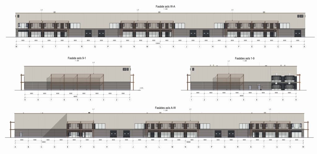 VGP Park Dreiliņi (Ēvalda Valtera iela 40) - Paskirstymo tinklas, Verslo centras - vizualizacija