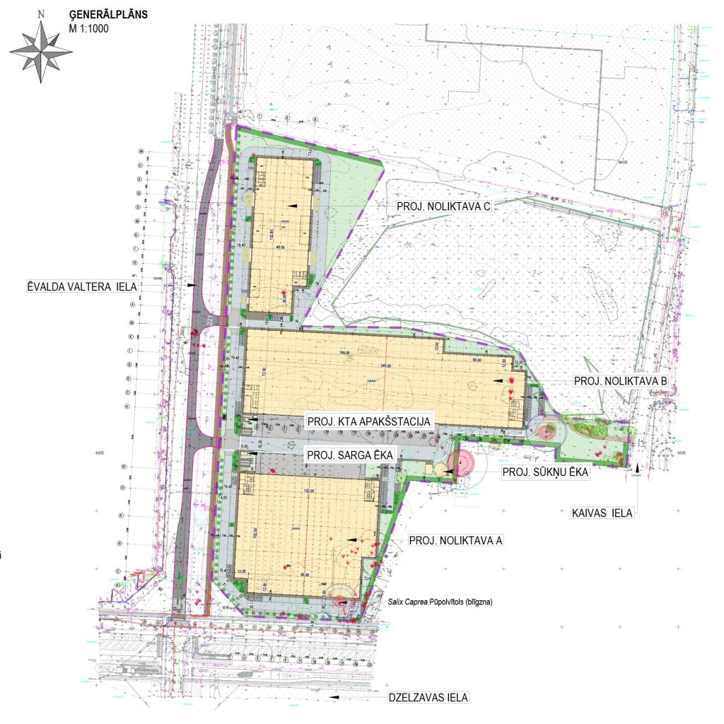 VGP Park Dreiliņi (Ēvalda Valtera iela 40) - Paskirstymo tinklas, Verslo centras - vizualizacija