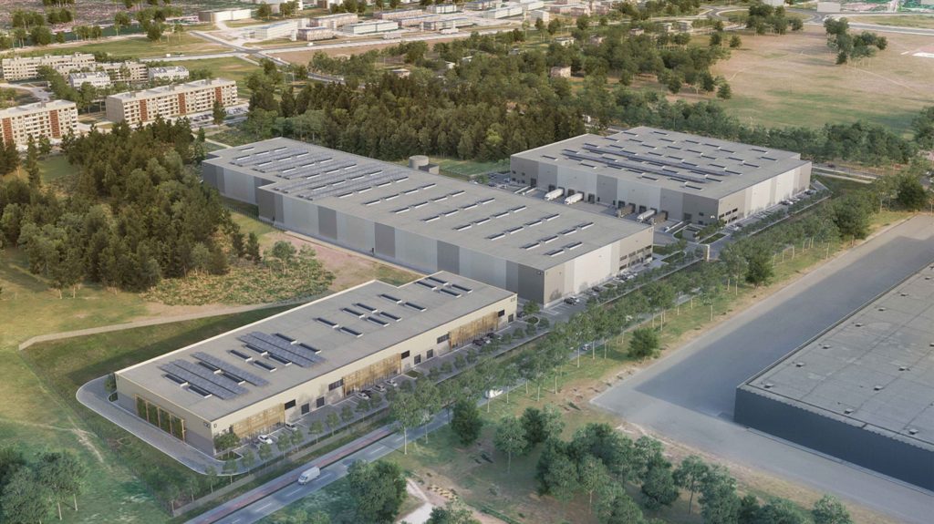 VGP Park Dreiliņi (Ēvalda Valtera iela 40) - Paskirstymo tinklas, Verslo centras - vizualizacija