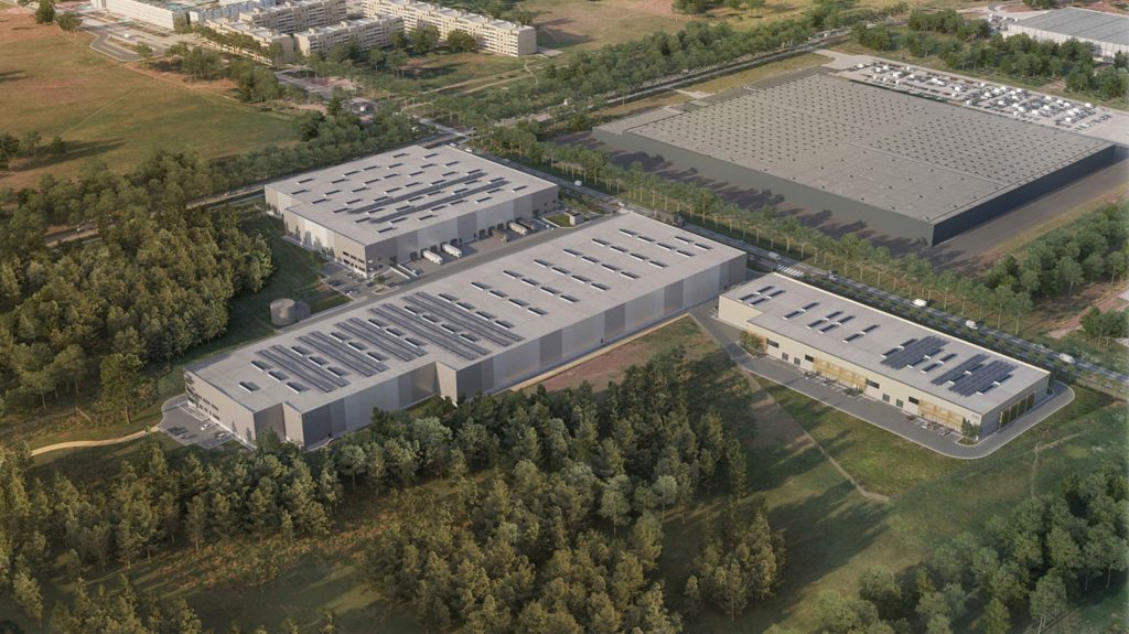 VGP Park Dreiliņi (Ēvalda Valtera iela 40) - Paskirstymo tinklas, Verslo centras - vizualizacija