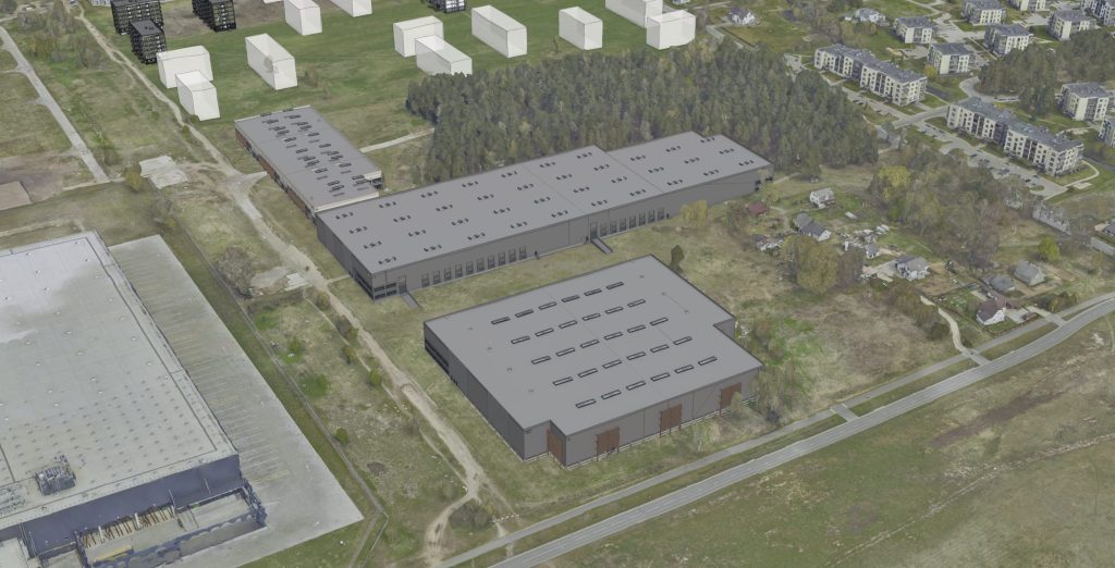 VGP Park Dreiliņi (Ēvalda Valtera iela 40) - Paskirstymo tinklas, Verslo centras - vizualizacija