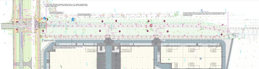 Ēvalda Valtera ielas 2. posma izbūve (Ēvalda Valtera iela) - Kelias - vizualizacija