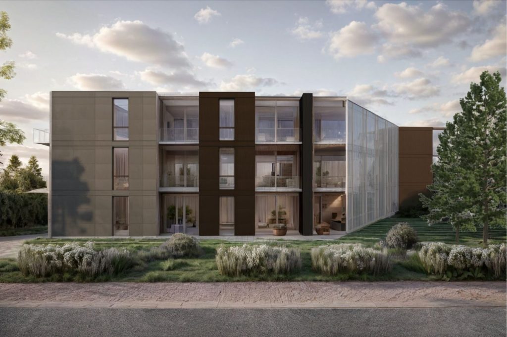 Griaustinio g. 1, Paliepgirių kel. 21 (Griaustinio g. 1, Paliepgirių kel. 21) - Viešbutis - vizualizacija