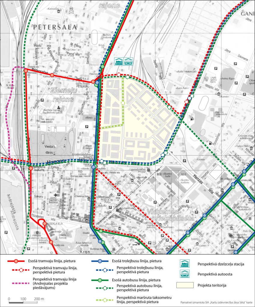 New Hanzas City teritorijas infrastruktūras izbūve - 3.kārta (Gustava Kluča iela, Vilhelma Ostvalda iela) - Street - visualization