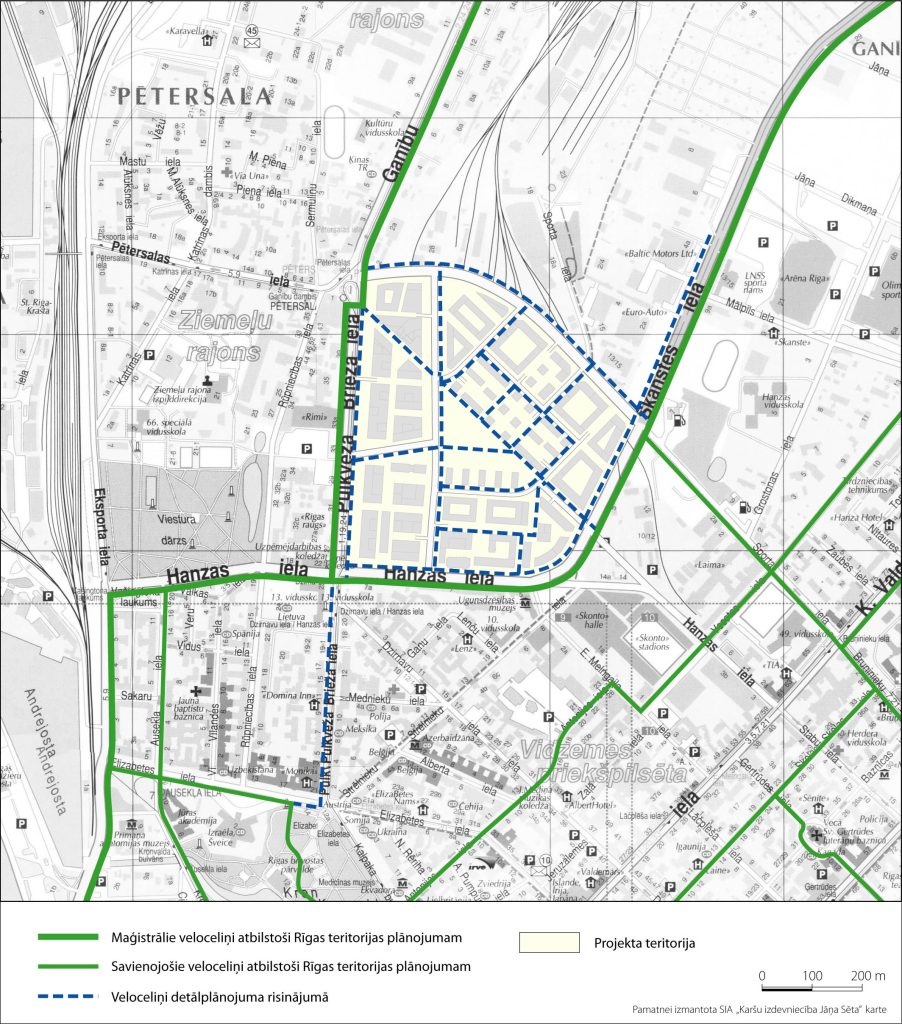 New Hanzas City teritorijas infrastruktūras izbūve - 3.kārta (Gustava Kluča iela, Vilhelma Ostvalda iela) - Street - visualization