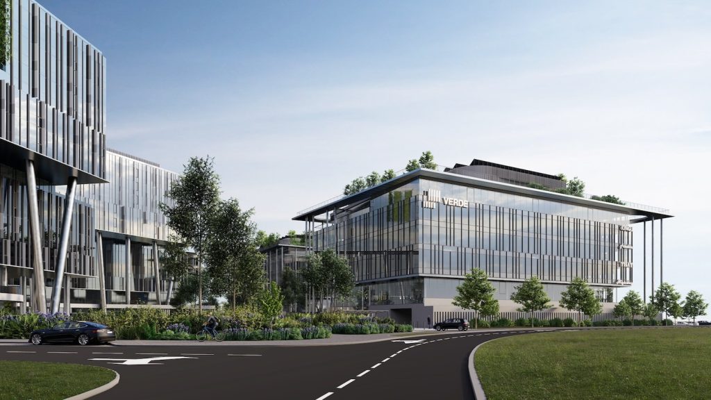 Verde 2. kārta - "D" ēka (Hanzas iela 14F) - Office center - visualization