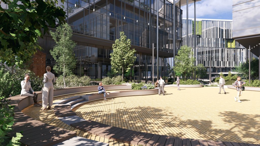 Verde 2. kārta - "D" ēka (Hanzas iela 14F) - Office center - visualization