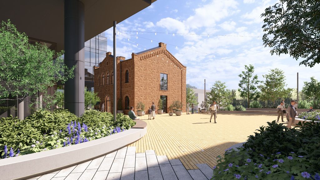 Verde 2. kārta - "D" ēka (Hanzas iela 14F) - Office center - visualization