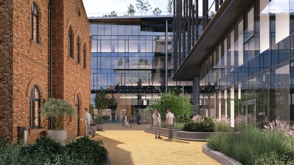 Verde 2. kārta - "D" ēka (Hanzas iela 14F) - Office center - visualization