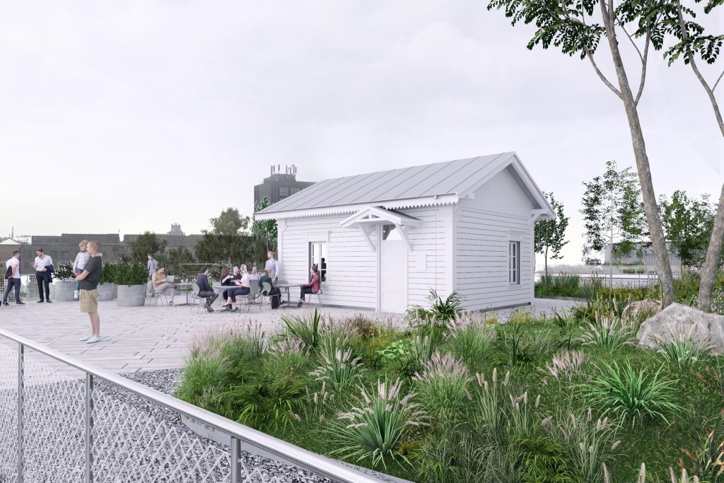 Verde 2. kārta - "D" ēka (Hanzas iela 14F) - Office center - visualization