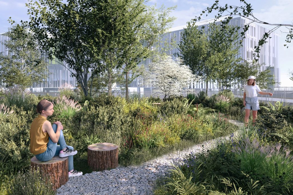 Verde 2. kārta - "D" ēka (Hanzas iela 14F) - Office center - visualization