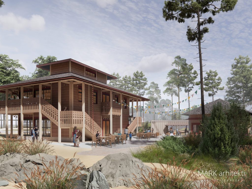 Rīga ZOO Masterplāns 2035 - HIMALAJI ekspozīcija (Meža prospekts 1) - Zoologijos sodas / Akvariumas - vizualizacija