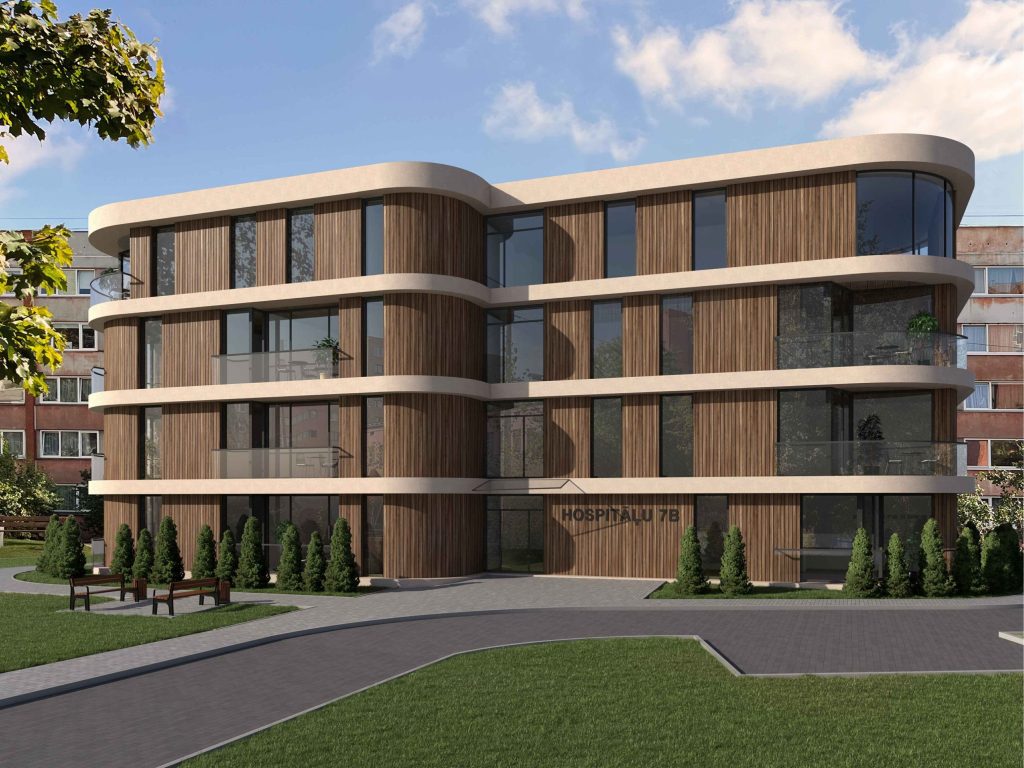 Hospitāļu iela 7B (Hospitāļu iela 7B) - Daudzdzīvokļu nams - vizualizācija