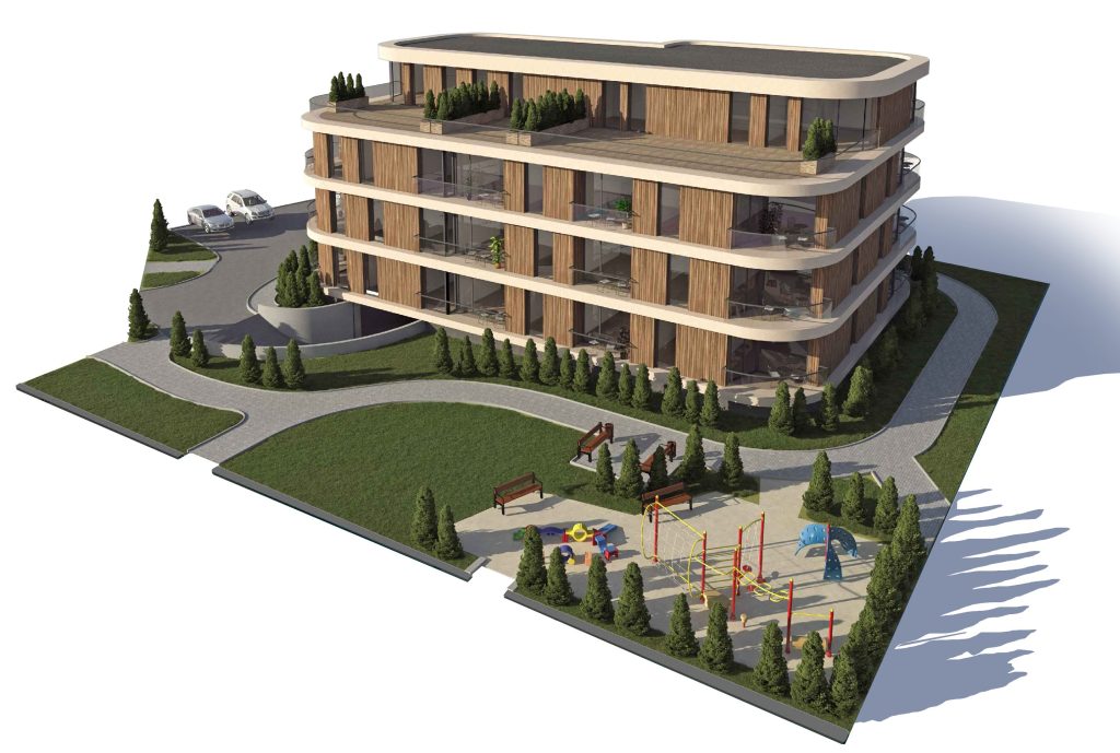 Hospitāļu iela 7B (Hospitāļu iela 7B) - Daudzdzīvokļu nams - vizualizācija