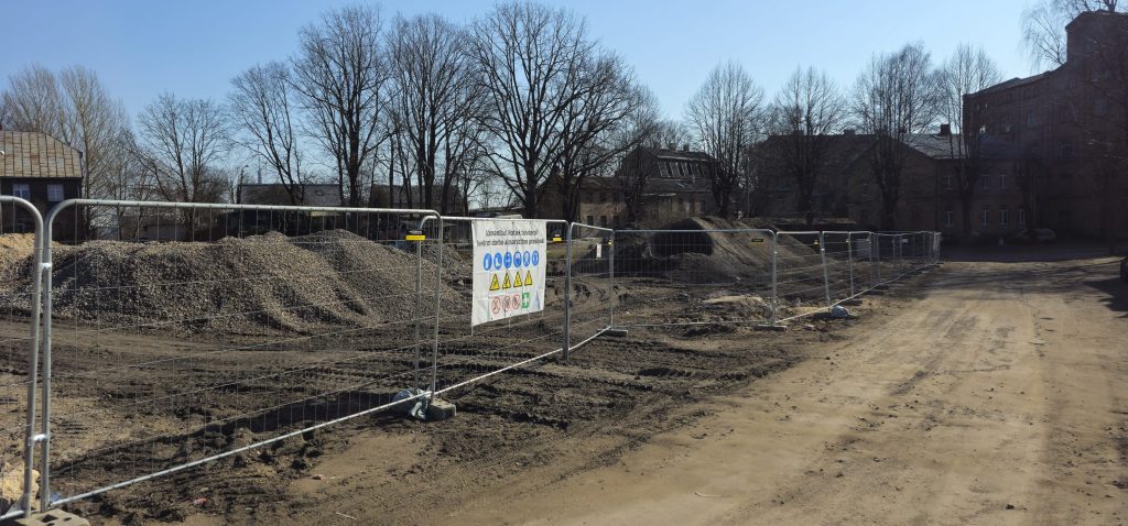 Lenta kvartāls – 2. kārta – Konrāda ielas izbūve no Jelgavas ielā 68 līdz Vēja ielas un Konrāda ielas krustojumam (Jelgavas iela 68) - Ceļš - būvdarbu attēli