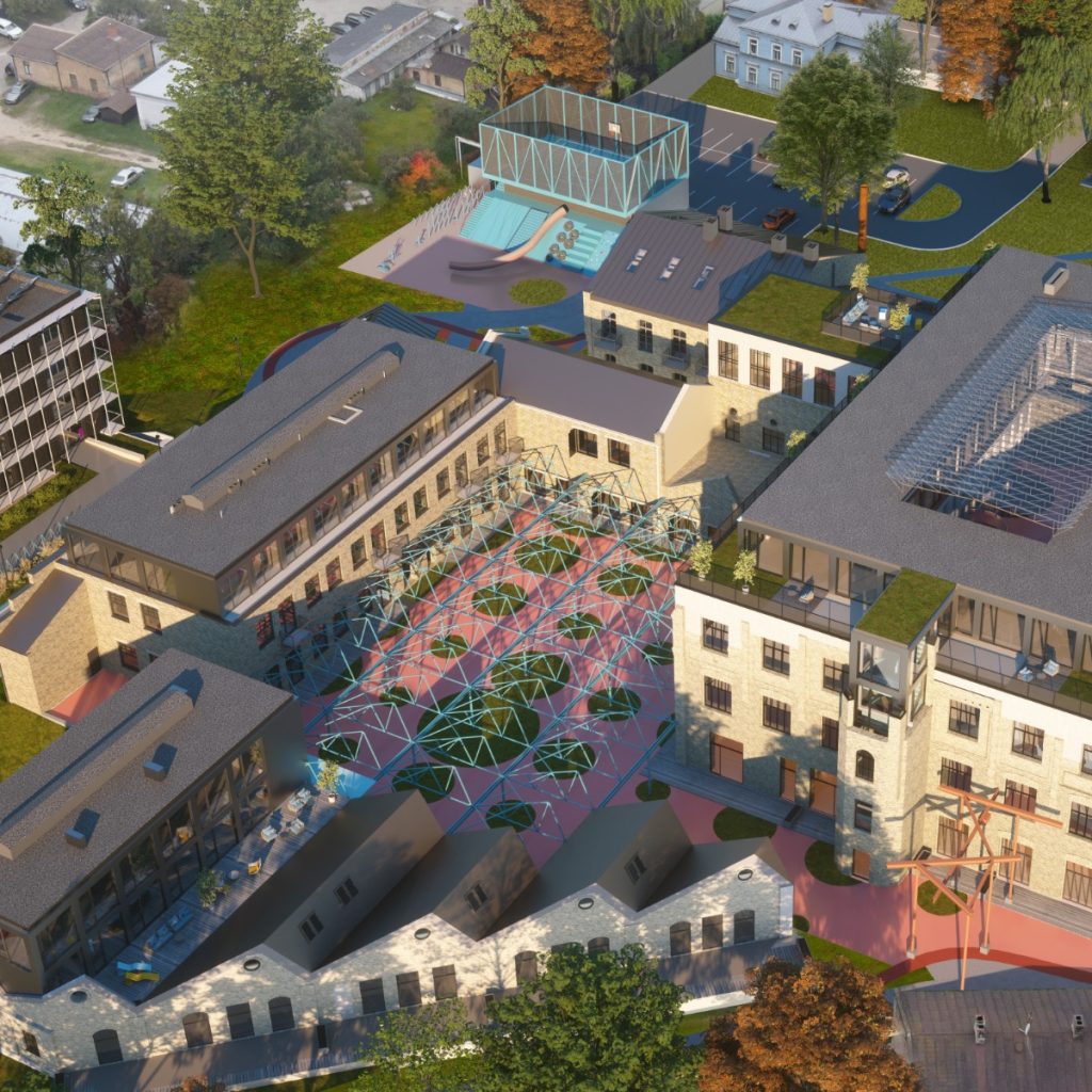 Lenta kvartāls – 1. kārta - Devendrusa Nams (Jelgavas iela 68) - Multi apartment, Other commercial - visualization