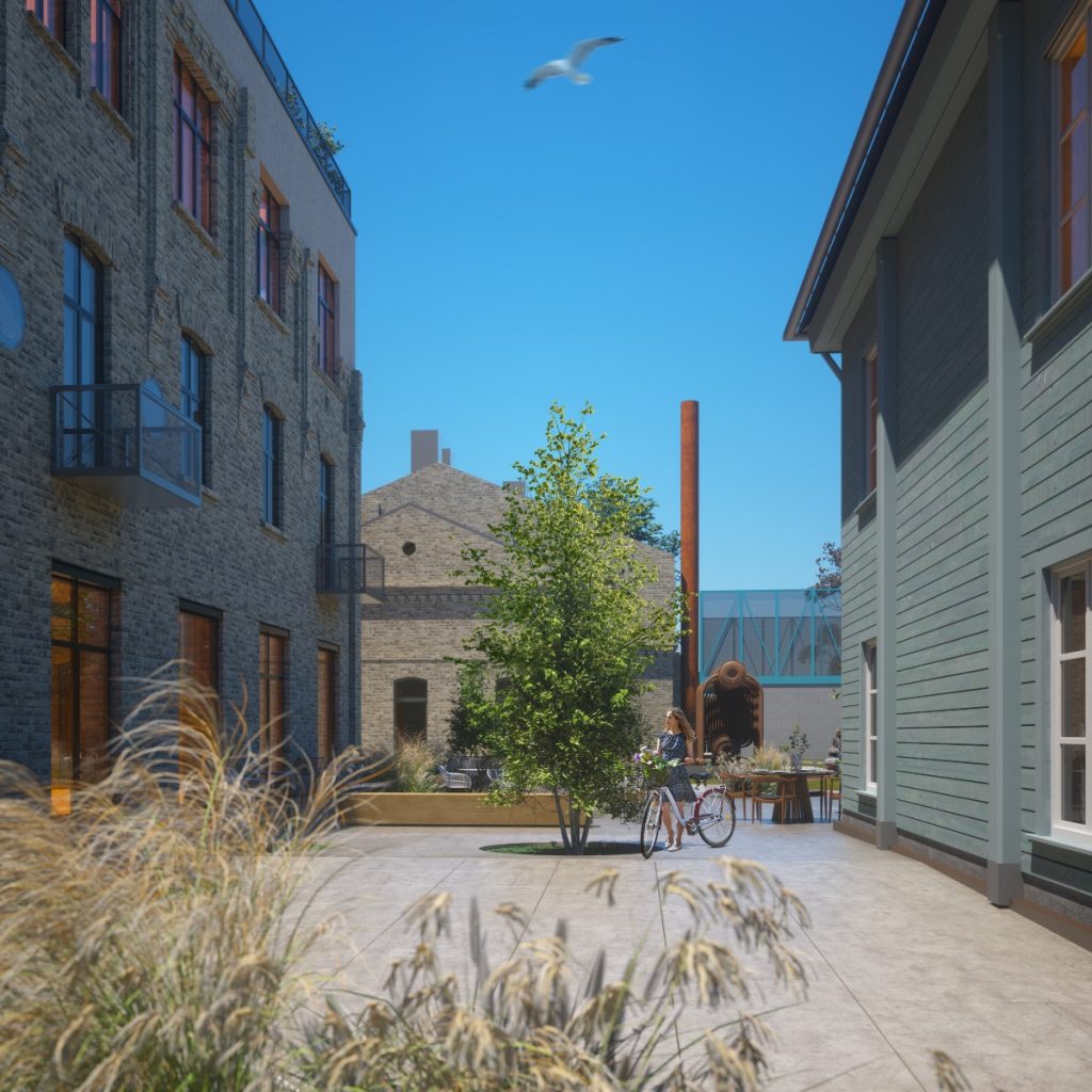 Lenta kvartāls – 1. kārta - Devendrusa Nams (Jelgavas iela 68) - Multi apartment, Other commercial - visualization