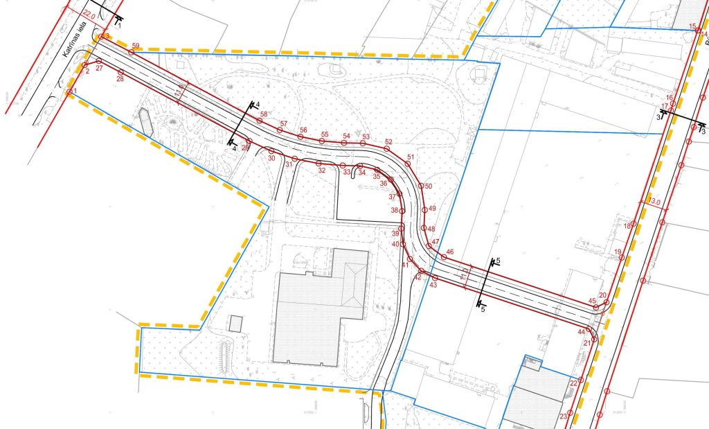 Rūpniecības – Katrīnas ielu savienojumam (Katrīnas iela 14A) - Road - visualization