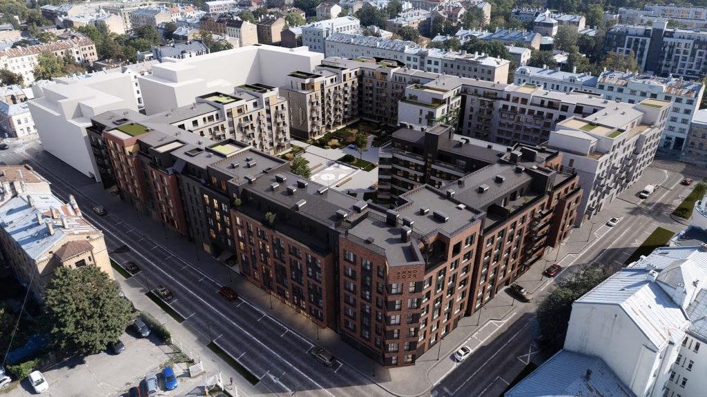 Tērbatas dārzs 2 kārta - Krišjāņa Barona iela 75 (Krišjāņa Barona iela 75) - Korterelamu - visuaalne