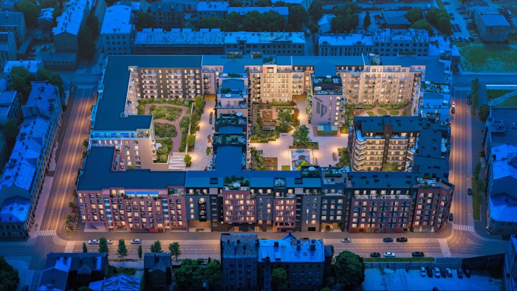 Tērbatas dārzs - 4. kārta - Krišjāņa Barona iela 75A (Krišjāņa Barona iela 75A) - Multi apartment - visualization