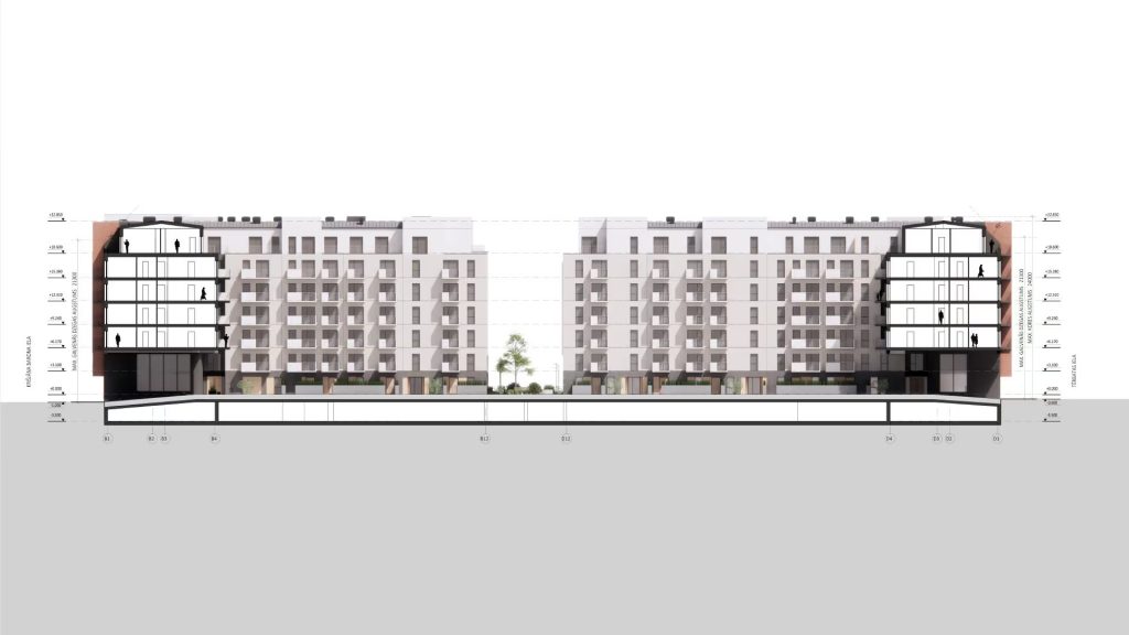 Tērbatas dārzs - 4. kārta - Krišjāņa Barona iela 75A (Krišjāņa Barona iela 75A) - Multi apartment - visualization