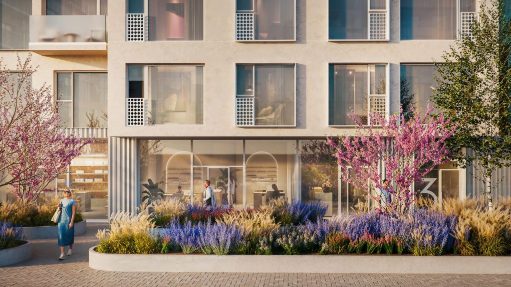 Tērbatas dārzs - 6. kārta - Krišjāņa Barona iela 75B (Krišjāņa Barona iela 75B) - Daudzdzīvokļu nams - vizualizācija