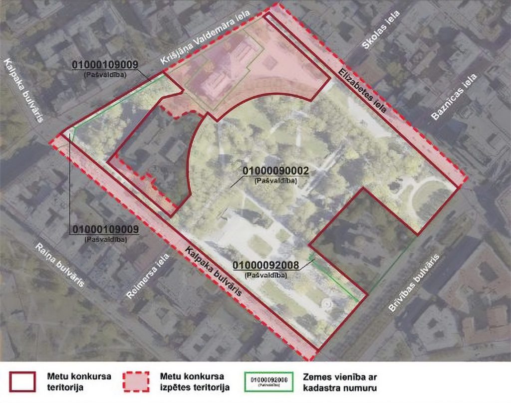 Esplanādes parka attīstība un tā vēsturisko vērtību saglabāšana (Krišjāņa Valdemāra iela 10B) - Park - visuaalne
