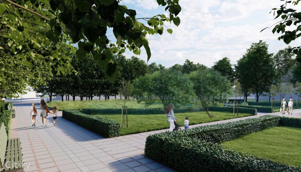 Esplanādes parka attīstība un tā vēsturisko vērtību saglabāšana (Krišjāņa Valdemāra iela 10B) - Parks - vizualizācija