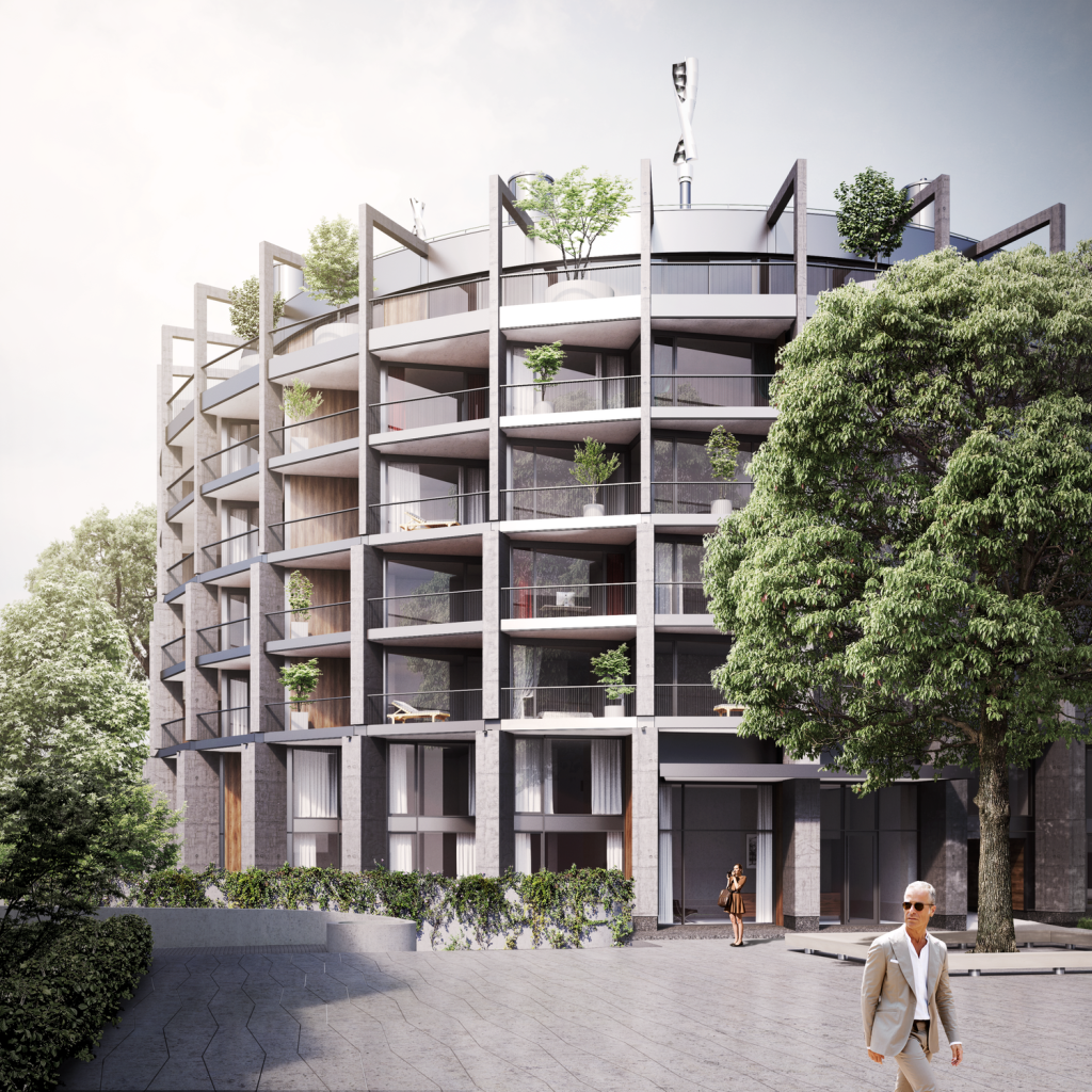 Klīversalas kvartāls - River Breeze Residence (Kuģu iela 28) - Multi apartment - visualization