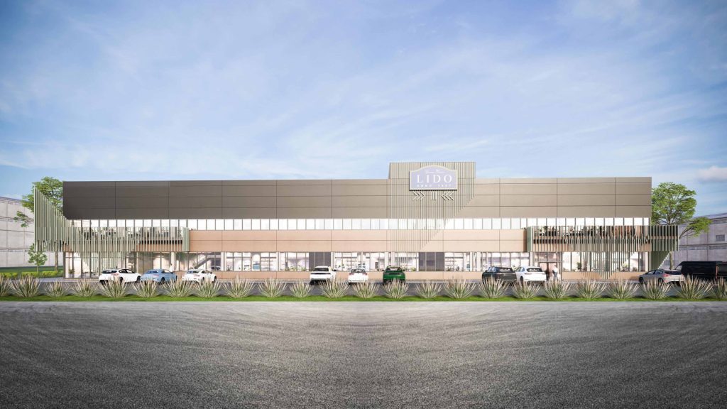 LIDO māja (Kurzemes prospekts 3D) - Maitinimo įstaiga, Verslo centras, Sandėlys / Platinimo centras - vizualizacija