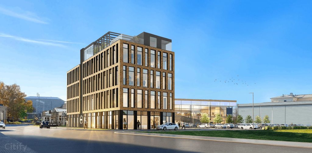 Lāčplēša Plaza - 1. kārta - Lāčplēša iela 76 (Lāčplēša iela 76) - Verslo centras - vizualizacija