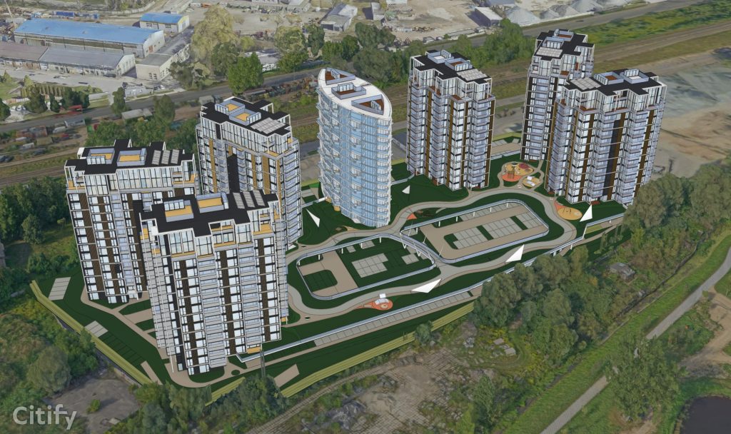 Laktas ielā 18 - 1. ēka, korpusi 1-3 (Laktas ielā 18) - Multi apartment - visualization