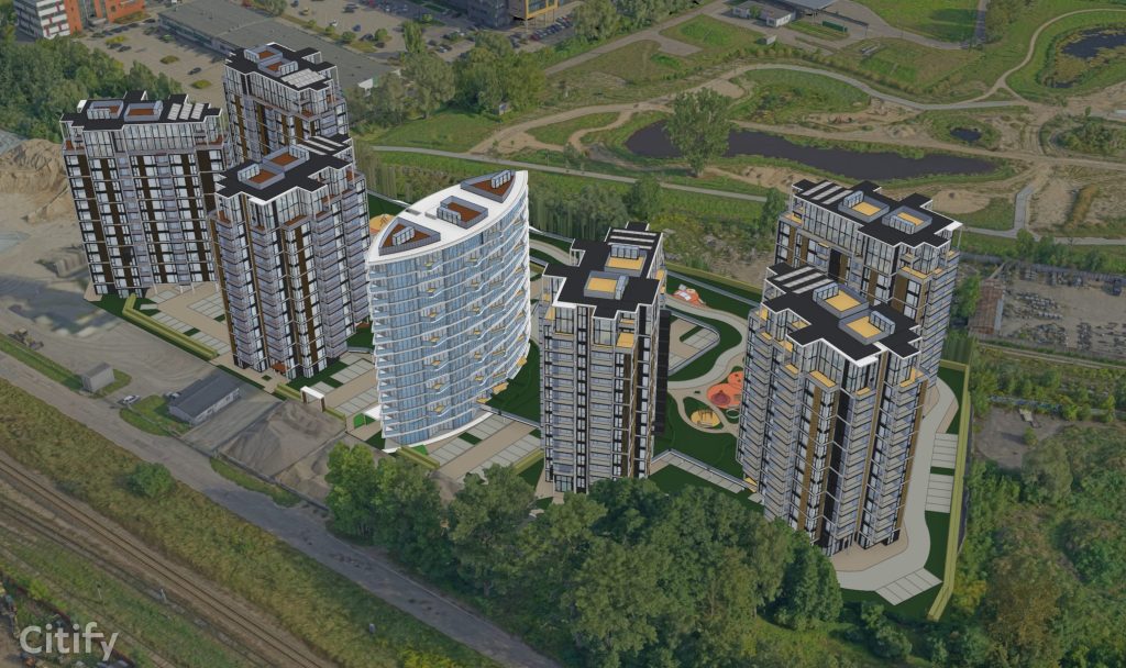 Laktas ielā 18 - 1. ēka, korpusi 1-3 (Laktas ielā 18) - Multi apartment - visualization