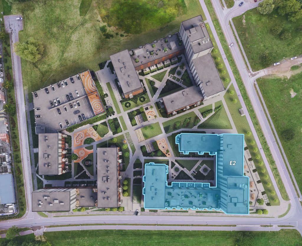 Lucavsala - 1.Kārta - E5 Ēka (Lucavsalas iela 5A) - Daugiabutis - vizualizacija