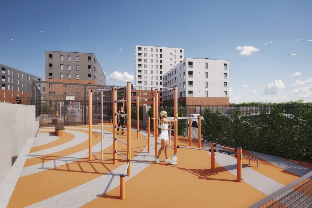 Lucavsala - 1.Kārta - E5 Ēka (Lucavsalas iela 5A) - Daugiabutis - vizualizacija