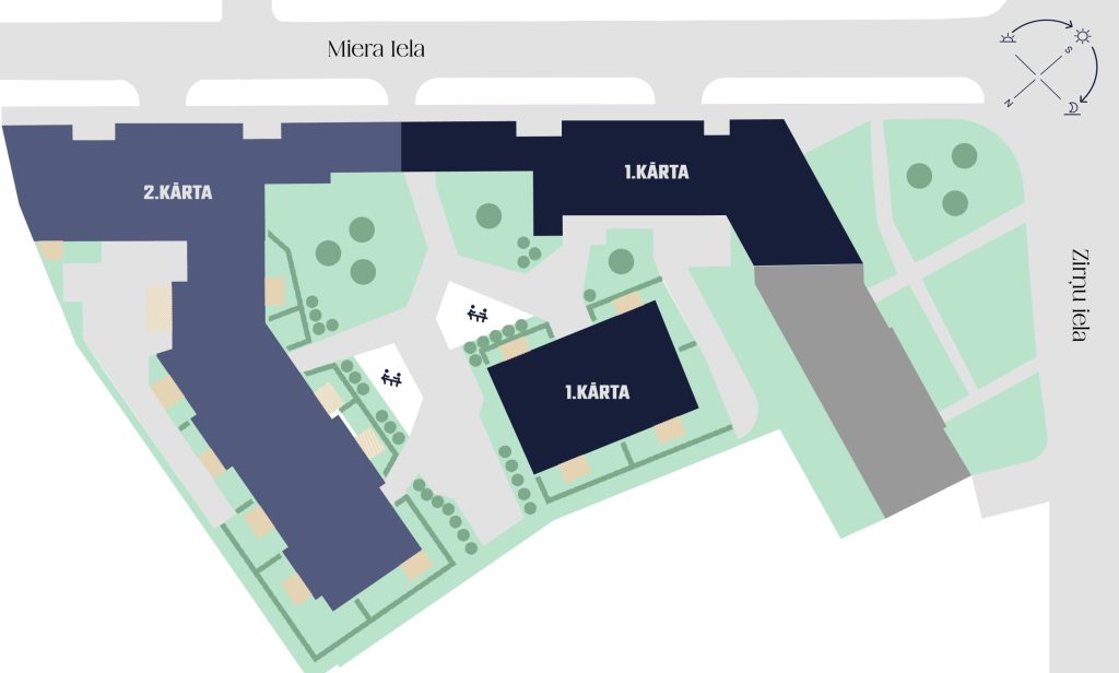 Miera Rezidences - 2. kārta (Miera iela 77) - Daugiabutis - vizualizacija