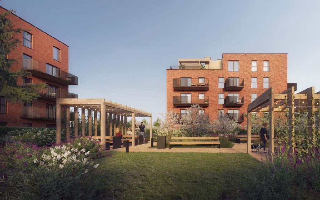 Nordic Bemowo - etap III (ul. Lazurowa) - Multi apartment - visualization