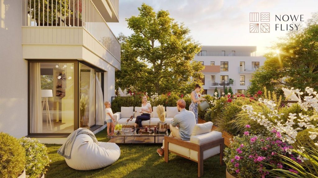 Nowe Flisy II (ul. Flisacka 17) - Multi apartment - visualization