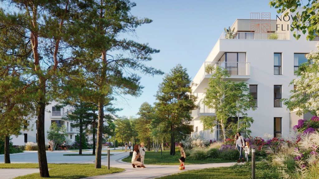 Nowe Flisy II (ul. Flisacka 17) - Multi apartment - visualization